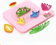 Quilling Board with Pins Storage Grid Guide for Paper Crafting Winder Roll Squar