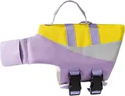 Dog Floating Vest | Dog Swimming Vest | Floating Waterproof Fashion Adjustable Jacket | for Boarding Pool Durable Handle | Fashion Waterproof Adjustable Rescue Boating Puppy Outdoor