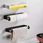 Kitchen Paper Towel Holder Tissue Shelf Wall Mount Under Cabinet Storage Rack