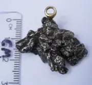 11.3 grams CAMPO DEL CIELO METEORITE polished charm pendant for a necklace