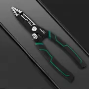 7-in-1 Wire Stripper Tool, Wire breaking pliers, Cable cutters, Needle Nose Plier, Multifunctional Electrician Pliers for Crimping, Cutting, Stripping, Shearing, Clamping