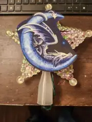 Dragon Christmas Tree Topper Ornament Dragons mythical magical fantasy style 1