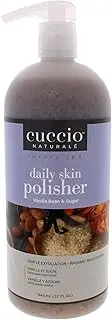 Cuccio Naturale Daily Skin Body Polisher - Soothes And Softens - Gentle Exfoliation Process - Lifts Dead Cells From Surface - Smooth And Radiant Results - Vanilla Bean And Sugar - 946 ML Scrub