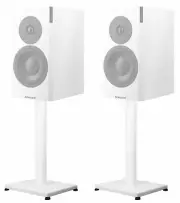 Pair 29” Steel White Stands For Dynaudio Xeo 10 Bookshelf Speakers