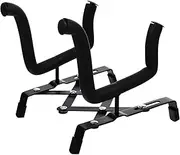 ibasenice brackets for shelves violin stand storage rack bass guitar guitar support Multipurpose sponge fall to the ground guitar case Ukulele Metal shelf shelf holder display stand