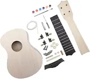 ERINGOGO 1 Set Ukulele Kit for Hand Painting Basswood Assembly for Lightweight and Durable Musical Instrument for Imagination and Crafting Fun