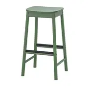 RÖNNINGE bar stool, green, 75 cm