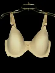 NEW MAIDENFORM Size 38DD Bra Beige 05701 Self Expressions One Fab Fit Demi