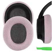 Geekria Mesh Fabric Ear Pads for Sony WH-CH700N Headphones (Pink)