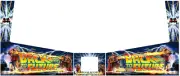 DATA EAST Back To The Future Pinball Machine Custom Cabinet Decal Set
