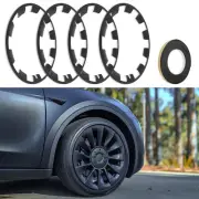 For Tesla Model Y 4PCS 21" Guard Rim Hubcap Cover Wheel Rim Protector Snap-on