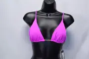 NWT VIX PAULA HERMANNY Firenze Chain Triangle Bikini Top - Pink Size M