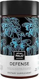 Palo Nutrition Vitamins & Herbal Defense Supplement for Immune Booster Support with Zinc, Vitamin C, Elderberry(Sambucus), Berberine HCA, Echinacea, Astragalus, Andrographis and More - 90 Tablets