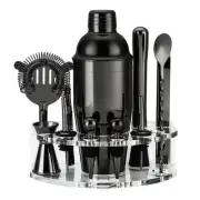 Bartender Kit Cocktail Shaker Set, Stainless Steel Cocktail Kit with 12 Piece...