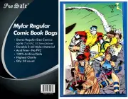 200 Comics Bags and Boards Mylar, Regular Books Protect Sleeve and Boards, 2 Mil