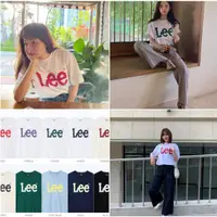 在飛比找蝦皮購物優惠-搭啵玩韓國代購 LEE 經典大LOGO 短T 短袖 上衣 韓