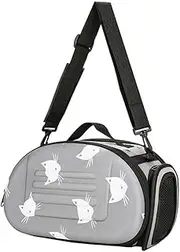 PEPLAYTAL Cat Carrier Backpack Breathable Outdoor Pet Bag for Cats Portable and Cat Carrying Pouch Durable High Grade Material for Easy Travel with Your Feline Friend