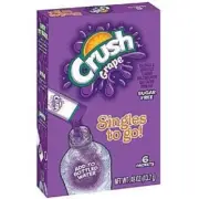Grape Crush Singles to Go Sugar Free Drink Mix