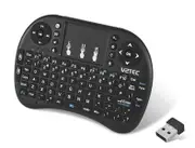 Mini Wireless Keyboard with Touchpad Mouse Low Battery Power LED Indicator
