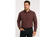 BISLEY SEERSUCKER SHORT SLEEVE SHIRT Plus King Size Work Cotton Blend Check