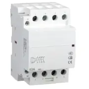 40A LED Contactor 4 Pole 110V 120V coil, 40 AMP Lighting Modular NO, 30a 50a DIN