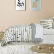 Jelly Bean Kids Logan Denim Quilt Cover Set Double