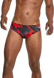 [Speedo] Men's Swimsuit Brief PowerFlex Eco Coded Riff Team Colors