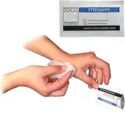 50 x STEROPLAST ALCOHOL FREE STERILE STEROWIPE NHS APPROVED MEDICAL WOUND CUT CLEANSING ANTIBACTERIAL WIPES