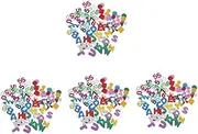 SHINEOFI 12 Sets Letter Stickers Bubble Board Letters Sequins Full Alphabet Set for Boys and Girls