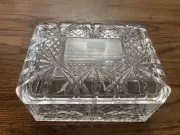 Cristal D’Arque Villemont Crystal Trinket Box w Lid