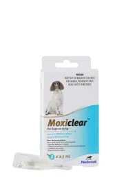Moxiclear Flea & Worming Spot Treatment 10-25kg Dog 6pk