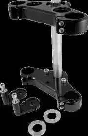 SM 39mm Black Aluminum Speed Triple Tree Harley Super Glide CVO 99-00