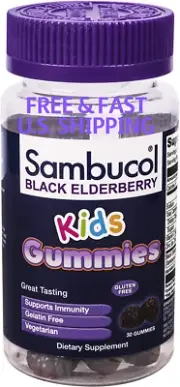 SAMBUCOL ELDERBERRY For Kids Zinc Vit C Boost Immunity DEVELOPED BY A VIROLOGIST