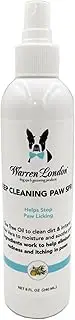Warren London Deep Cleaning Paw Spray for Dogs | Soothing & Moisturizing Spray with Tea Tree Oil & Aloe Vera | Prevent Paw Licking While On The Go and in Between Paw Soaks | Made in USA
