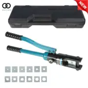 16 Mt 13 Dies Hydraulic Wire Crimper Crimping Tool Battery Cable Lug Terminal