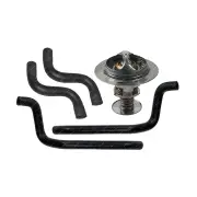 Gates Thermostat + Radiator Hose + Heater Hose Kit for Toyota Hilux KUN26 3.0L