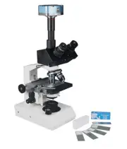 2000x Professional Trinocular Clinical Medical Compound Microscope w USB Camera