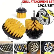 Electric Cleaning Brush Car Wheel Scrubbing Drill Brush Attachment Set Accessory