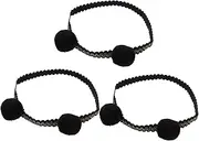 [JOINPAYA] Elastic Baby Headband Set 3 Pieces Photographic Hair Band Decorative Headdress Breathable Comfortable for Baby's Photo Sessions