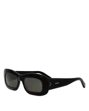 Celine 3 Dots Rectangular Sunglasses, 53mm