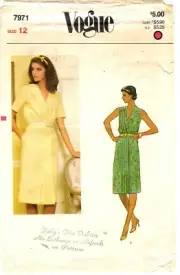 Vogue Sewing Pattern Women's DRESS 7971 Size 12 UNCUT