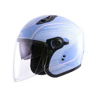 在飛比找樂天市場購物網優惠-【SOL Helmets】SO-12開放式安全帽 (極光_藍