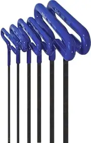 EKLIND 55166 Cushion Grip Hex T-Key allen wrench - 6pc set Metric MM sizes 2-...