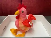 Ty Beanie Baby 1996 Strut the Rooster (Tag Errors)