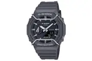 Casio G-Shock GA-2100 GA-2100PTS-8A CasiOak Analog Digtal Men's Watch (Black, Tone-on-Tone) (2Y Replacement Warranty) GA2100PTS-8A