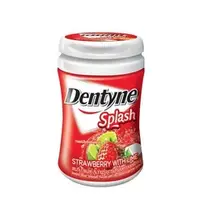 在飛比找PChomeThai泰國購物優惠-Dentyne Splash 無糖草莓爆漿口香糖 53.2g