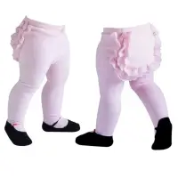 在飛比找momo購物網優惠-【Jazzy Toes】時尚造型棉襪_粉紅屁屁蕾絲褲襪(JT