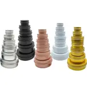 Empty Aluminum Jar - Refillable Cosmetic Bottles Ointment Cream Container 10Pcs