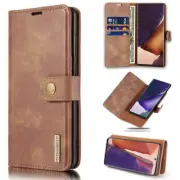 For Galaxy Note20 Ultra/S20 Ultra Leather Wallet Case Classic Design w/Card Slot