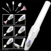 Nail Art Drill Electric Tips Manicure Grooming Kit File Grinder Polisher Tool